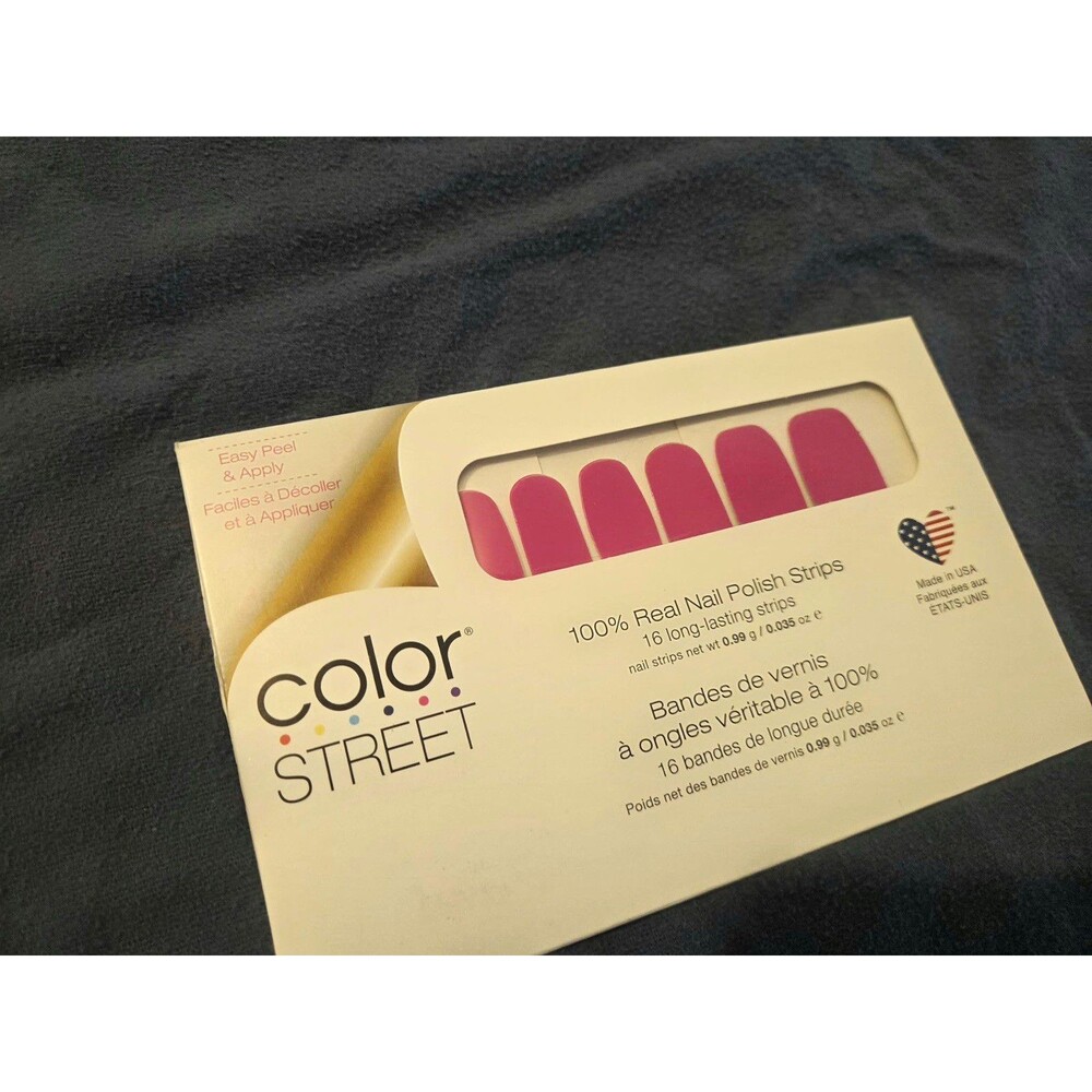 Color Street Nail Polish Strips Pink Glossy Key West is Best